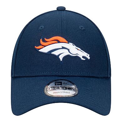 Men's New Era Navy Denver Broncos Core Team 9FORTY Adjustable Hat
