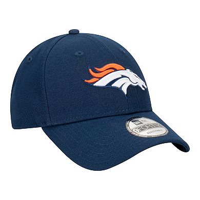 Men's New Era Navy Denver Broncos Core Team 9FORTY Adjustable Hat