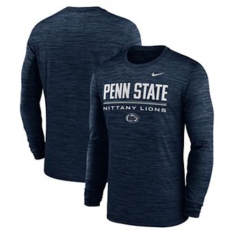 Men's Nike Navy Penn State Nittany Lions Sideline Velocity Dri-FIT Long Sleeve T-Shirt