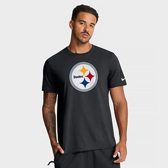 Men's Nike Black Pittsburgh Steelers Essential Logo T-Shirt