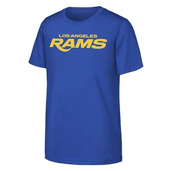 Youth Outerstuff Royal Los Angeles Rams Counter Run Short Sleeve T-Shirt