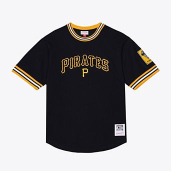 Men's Mitchell & Ness Black Pittsburgh Pirates Wild Pitch Ringer T-Shirt