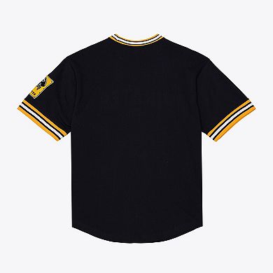 Men's Mitchell & Ness Black Pittsburgh Pirates Wild Pitch Ringer T-Shirt