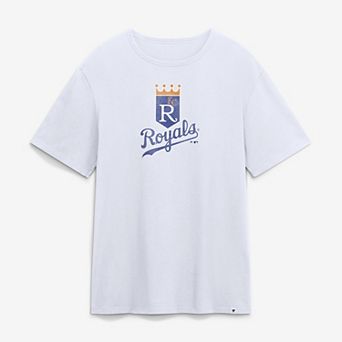 Men's Fanatics White Kansas City Royals Vintage Logo Legacy T-Shirt