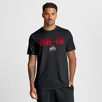 Men's Nike Black Ohio State Buckeyes Primetime Legend Kinetic Mantra Dri-FIT T-Shirt
