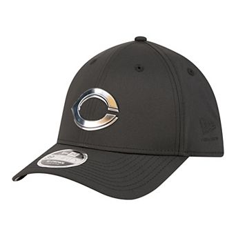 Men's New Era Black Cincinnati Reds Metallic 39THIRTY M-Crown Flex Hat