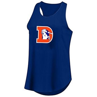 Women's Profile Royal Denver Broncos Plus Size Basic Tank Top