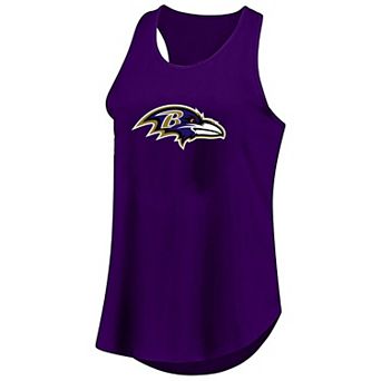 Women's Profile Purple Baltimore Ravens Plus Size Basic Tank Top