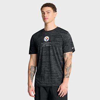 Men's Nike Black Pittsburgh Steelers Velocity Ball Carrier Dri-FIT T-Shirt