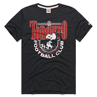 Unisex Homage Charcoal Toronto FC MLS x Peanuts Snoopy Graphic Tri-Blend T-Shirt