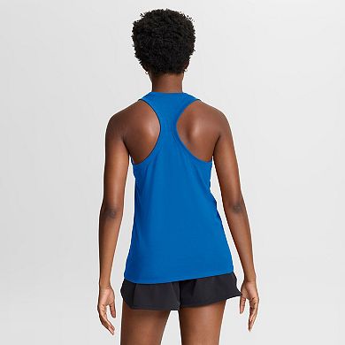 Women's Nike Blue Detroit Lions Primetime Tri-Blend Dri-FIT Tank Top