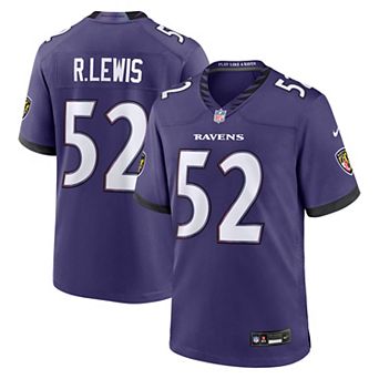 Men's Nike Ray Lewis Purple Baltimore Ravens Team Retired Player Game Jersey
