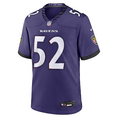 Men's Nike Ray Lewis Purple Baltimore Ravens Team Retired Player Game Jersey