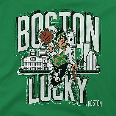 Youth Stadium Essentials Kelly Green Boston Celtics Mascot City Elementized T-Shirt