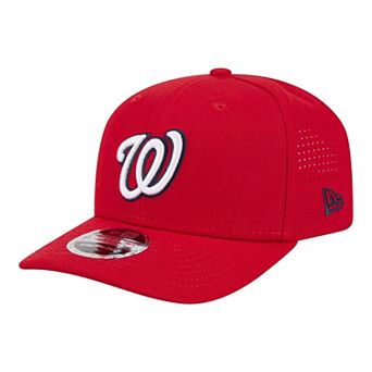 Men's New Era Red Washington Nationals Performance 9SEVENTY Adjustable Hat