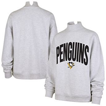 Women's '47 Heather Gray Pittsburgh Penguins Subtle Muse Sweatshirt