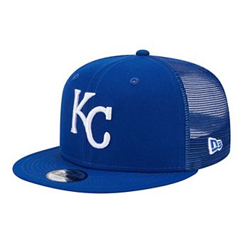 Youth New Era Royal Kansas City Royals 9FIFTY Trucker Snapback Hat