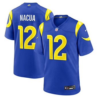 Men's Nike Puka Nacua Royal Los Angeles Rams Team Game Player Jersey
