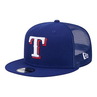 Youth New Era Royal Texas Rangers 9FIFTY Trucker Snapback Hat