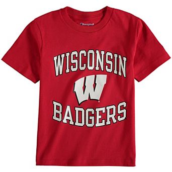 Youth Champion Red Wisconsin Badgers Circling Team Jersey T-Shirt