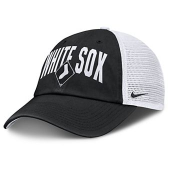 Men's Nike Black Chicago White Sox Primetime Club Adjustable Trucker Hat