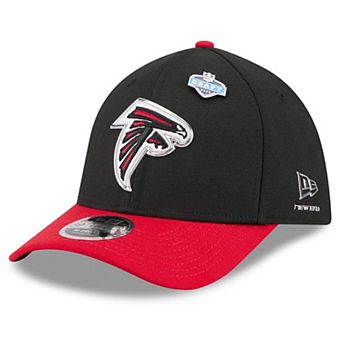 Men's New Era Black/Red Atlanta Falcons 2026 NFL Draft 39THIRTY M-Crown Flex Hat