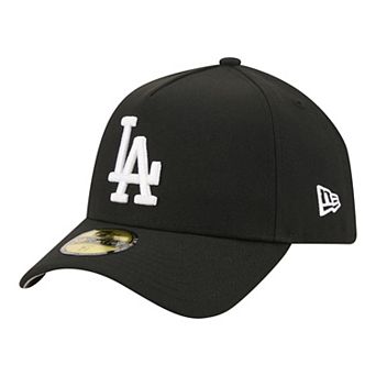 Men's New Era Black Los Angeles Dodgers A-Frame 59FORTY Fitted Hat