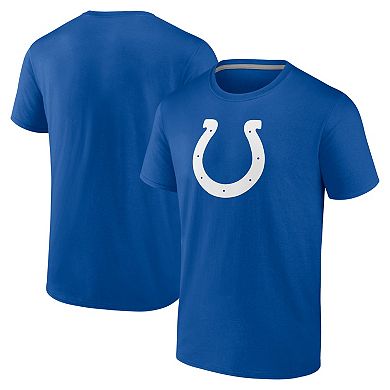 Men's Logo Athletic Royal Indianapolis Colts Primary Logo T-Shirt