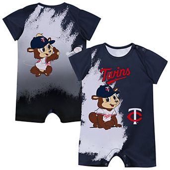 Infant Outerstuff Navy Minnesota Twins Baby Mascot Bodysuit