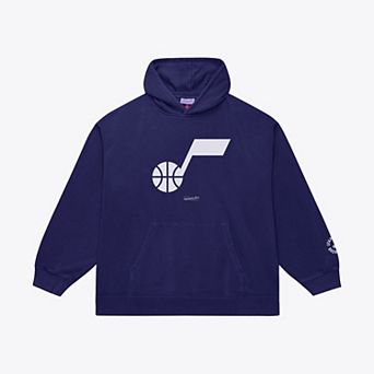 Men's Mitchell & Ness Purple Utah Jazz Fleece Hoodie