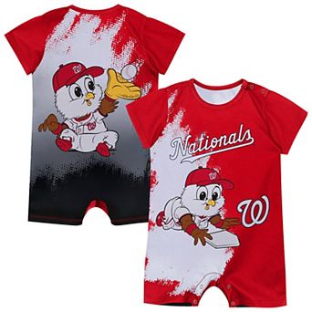 Infant Outerstuff Red Washington Nationals Baby Mascot Bodysuit