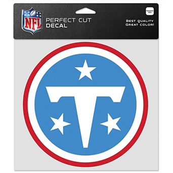 "WinCraft Tennessee Titans 8"" x 8"" Primary Team Logo Perfect Cut Decal"