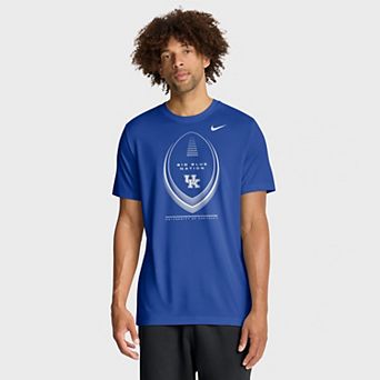 Men's Nike Royal Kentucky Wildcats Primetime Legend Football Icon Dri-FIT T-Shirt