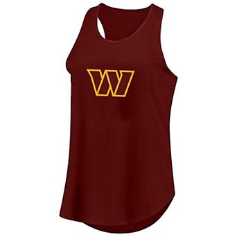 Women's Profile Burgundy Washington Commanders Plus Size Basic Tank Top