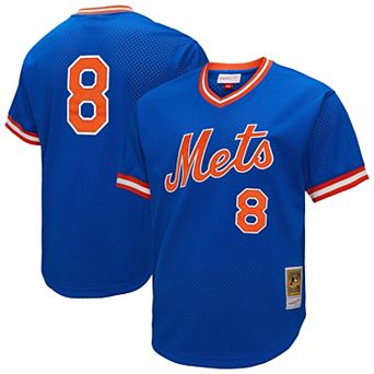 Men's Mitchell & Ness Gary Carter Royal New York Mets Big & Tall Cooperstown Collection Mesh Batting Practice Jersey