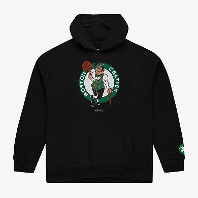 Men's Mitchell & Ness Black Boston Celtics Fleece Hoodie