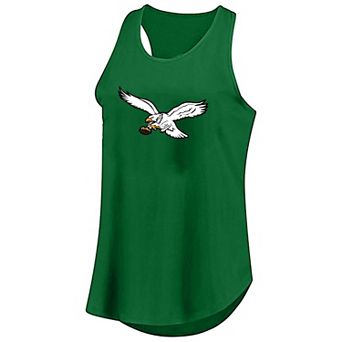Women's Profile Kelly Green Philadelphia Eagles Plus Size Basic Tank Top