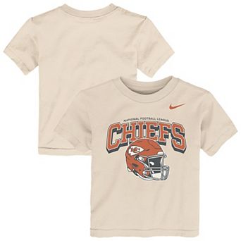 Toddler Nike Natural Kansas City Chiefs Vintage Easy Lane T-Shirt