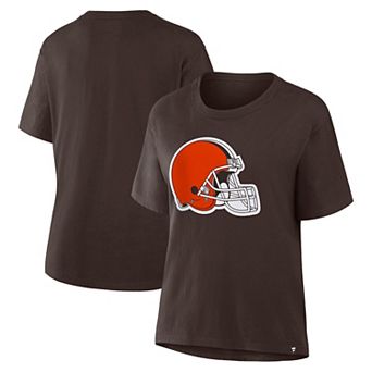Women's Fanatics Brown Cleveland Browns Essential Legacy T-Shirt