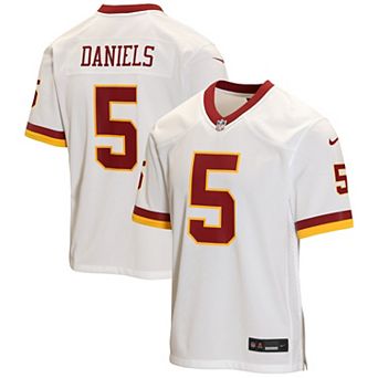 Youth Nike Jayden Daniels White Washington Commanders Game Jersey