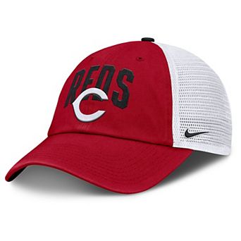 Men's Nike Red Cincinnati Reds Primetime Club Adjustable Trucker Hat