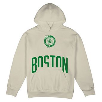 Unisex Stadium Essentials Cream Boston Celtics Surrender Hoodie