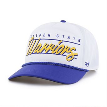 Men's '47 White Golden State Warriors brrr Condor Two-Tone Hitch Rope Adjustable Hat