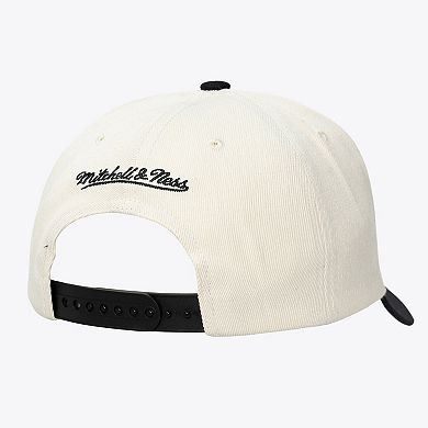 Unisex Mitchell & Ness Cream Chicago White Sox Retro Lines Stretch Snapback Hat