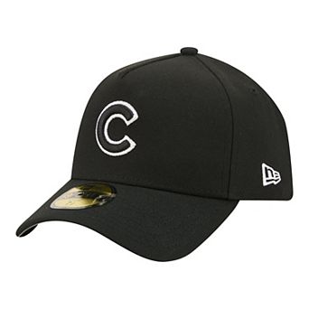 Men's New Era Black Chicago Cubs A-Frame 59FORTY Fitted Hat
