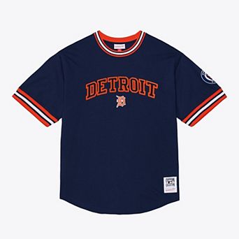 Men's Mitchell & Ness Navy Detroit Tigers Wild Pitch Ringer T-Shirt