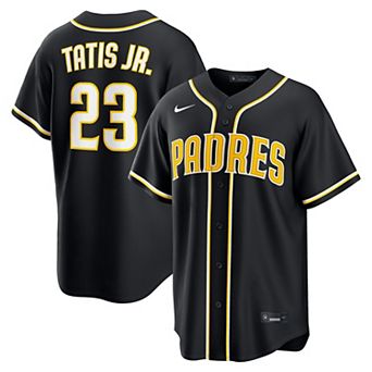 Men's Nike Fernando Tatis Jr. San Diego Padres Fashion Replica Black Out Jersey