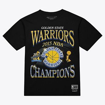 Men's Mitchell & Ness Black Golden State Warriors Champions Era T-Shirt