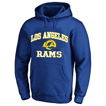 Men's Fanatics Royal Los Angeles Rams Big & Tall Heart & Soul Hoodie
