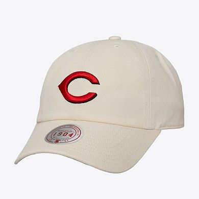 Unisex Mitchell & Ness Cream Cincinnati Reds Off-Season 1904 Strapback Adjustable Hat